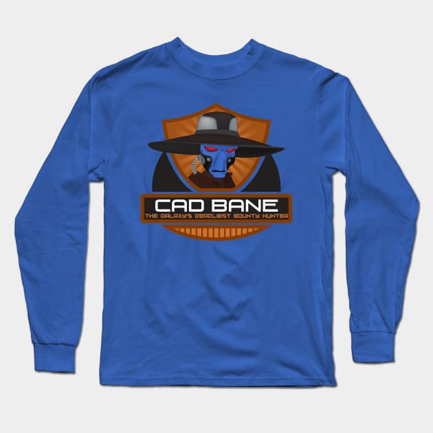 Badge Series: Cad Bane Long Sleeve T-Shirt by LinearStudios